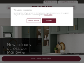 'benchmarxkitchens.co.uk' screenshot