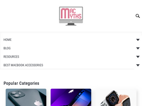 'macmyths.com' screenshot