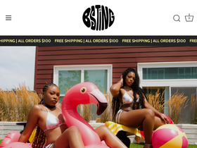 bstingofficial.com homepage screenshot