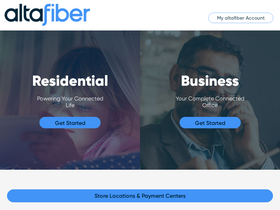 'altafiber.com' screenshot