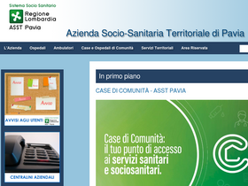 'asst-pavia.it' screenshot