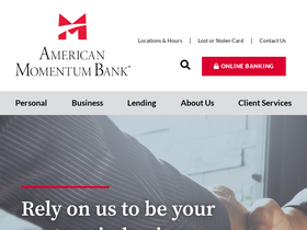 'americanmomentum.bank' screenshot