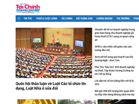 'taichinhdoanhnghiep.net.vn' screenshot