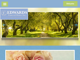 'edwardsfuneralhome.org' screenshot
