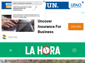 'lahora.pe' screenshot