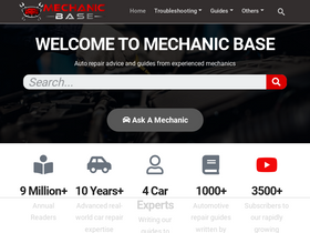 'mechanicbase.com' screenshot