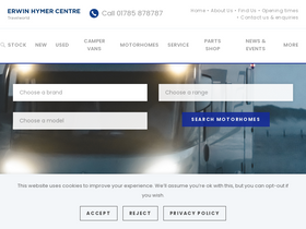 'motorhomes.co.uk' screenshot