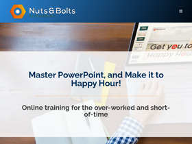 'nutsandboltsspeedtraining.com' screenshot