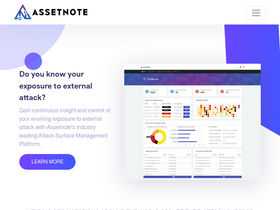 'assetnote.io' screenshot