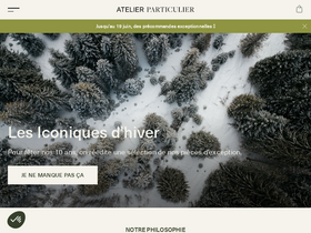 'atelierparticulier.com' screenshot