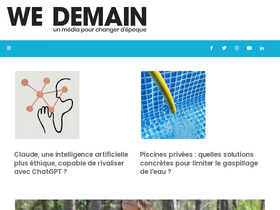 'wedemain.fr' screenshot