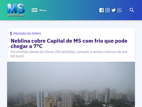 'msnoticias.com.br' screenshot