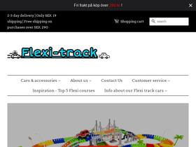 Flexitrack homepage screenshot