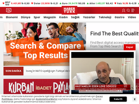'haberturk.com' screenshot