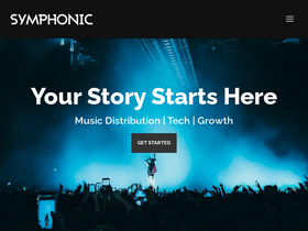 'symphonic.com' screenshot