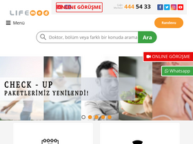 'lifemed.com.tr' screenshot