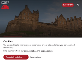 'edinburghcastle.scot' screenshot