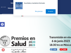 'saluddigital.com' screenshot