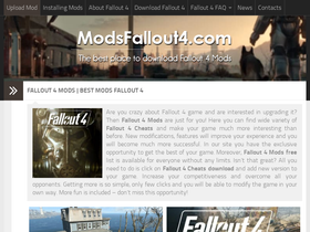 'modsfallout4.com' screenshot
