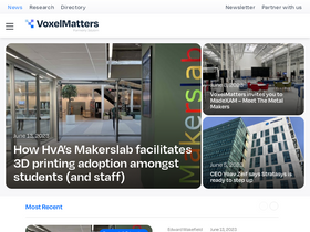 'voxelmatters.com' screenshot