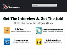 'theinterviewguys.com' screenshot
