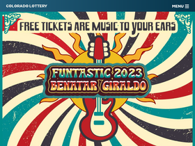 'coloradolottery.com' screenshot