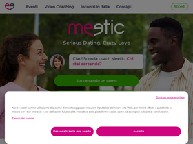 'meetic.it' screenshot