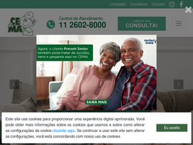 'cemahospital.com.br' screenshot