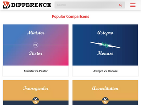 'difference.wiki' screenshot