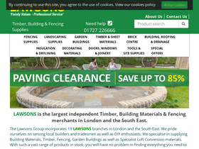 'lawsons.co.uk' screenshot