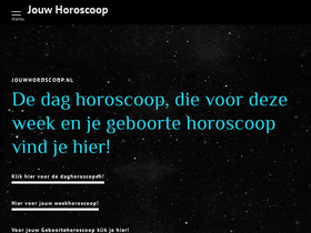 'jouwhoroscoop.nl' screenshot
