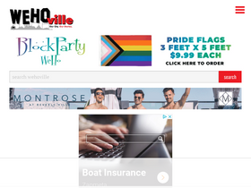 'wehoville.com' screenshot