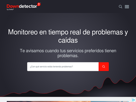 'downdetector.cl' screenshot
