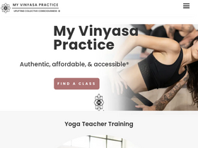 'myvinyasapractice.com' screenshot