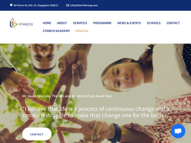 Starich Education — Website preview