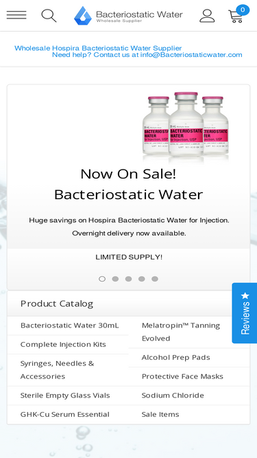 bacteriostaticwater.com