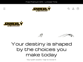 saberly.shop homepage screenshot