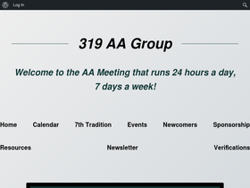 '319aagroup.org' screenshot