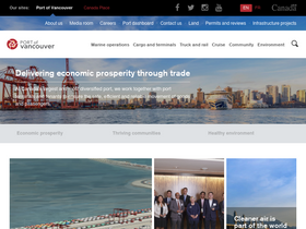'portvancouver.com' screenshot