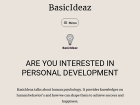 'basicideaz.com' screenshot