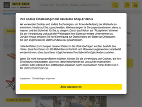 'kaiserkraft.ch' screenshot