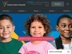 'csviamonde.ca' screenshot