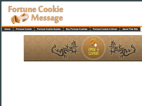 'fortunecookiemessage.com' screenshot