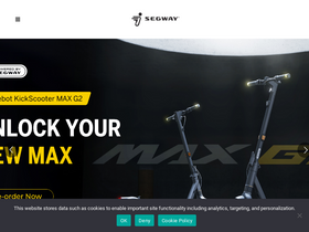 'ninebot.com' screenshot