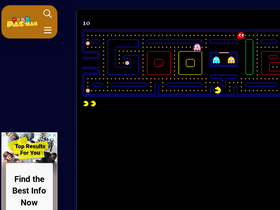 'pacman-30thanniversary.com' screenshot