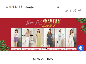 'elise.vn' screenshot