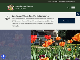 'abingdon.gov.uk' screenshot
