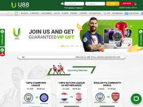 'u88live.com' screenshot