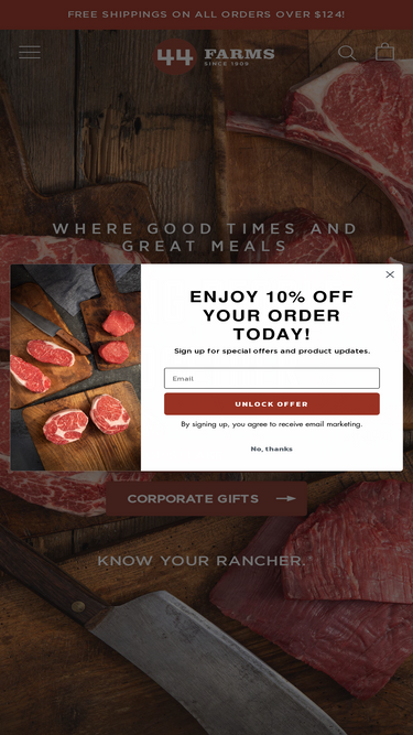 44steaks.com