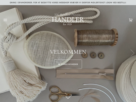 handlercopenhagen.com homepage screenshot